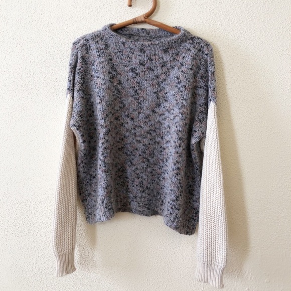 Anthropologie Sweaters - Anthropologie Shae Multicolor Knit Mockneck Sweater XS